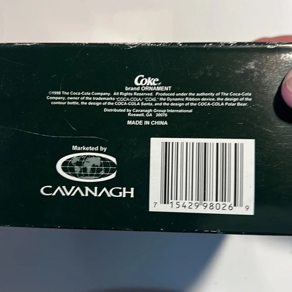 Coca Cola 1998 Christmas tree ornament. - Picture 2 of 5